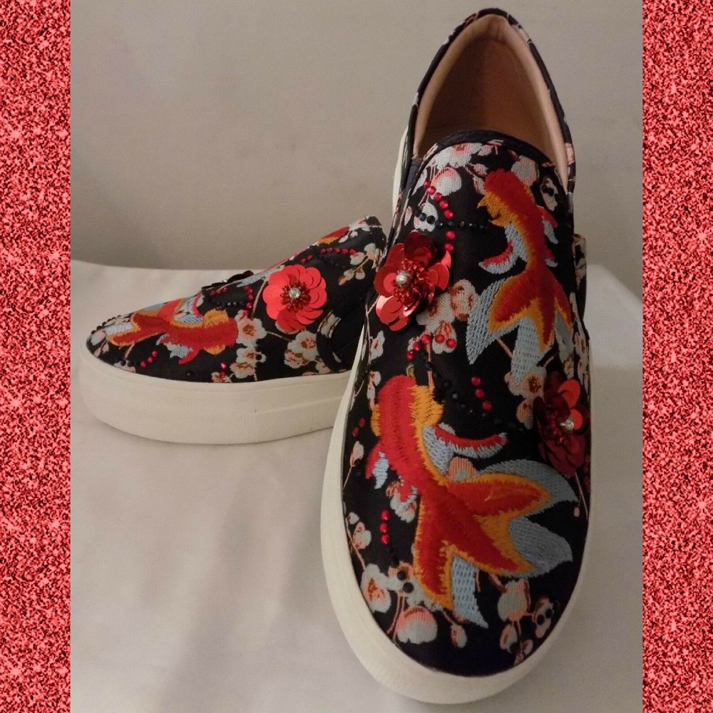*HP* TOPSHOP Embellished Trainer Platform Sneaker